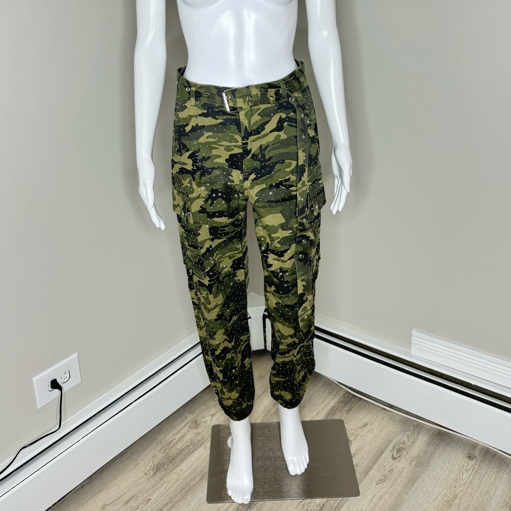 Akira rhinestone cargo pants